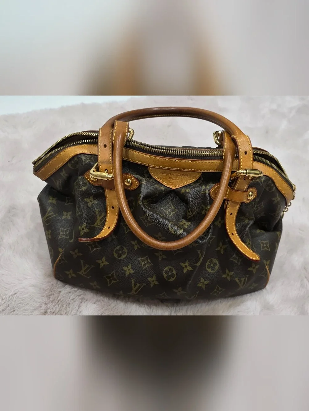 Louis Vuitton Monogram Canvas Brown Tote Bag -